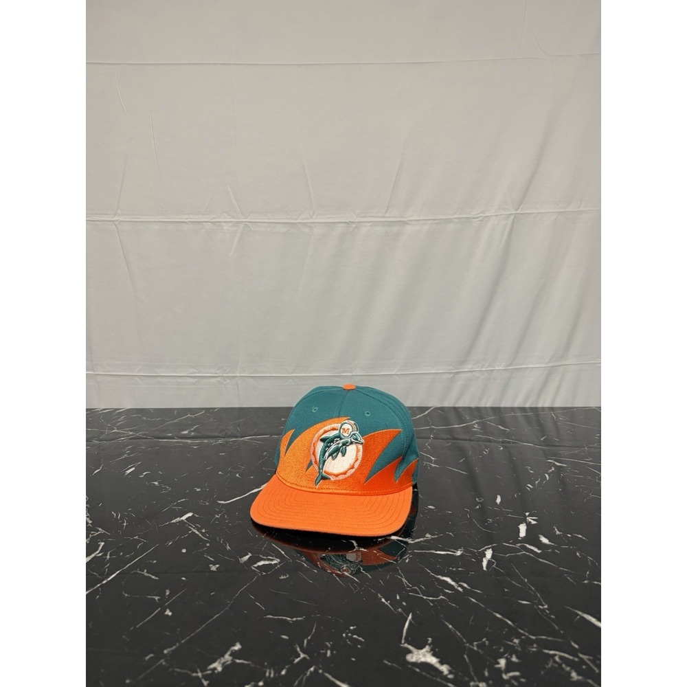 Miami Dolphins Mitchell & Ness NFL Sharktooth Retro SnapBack Hat Adult